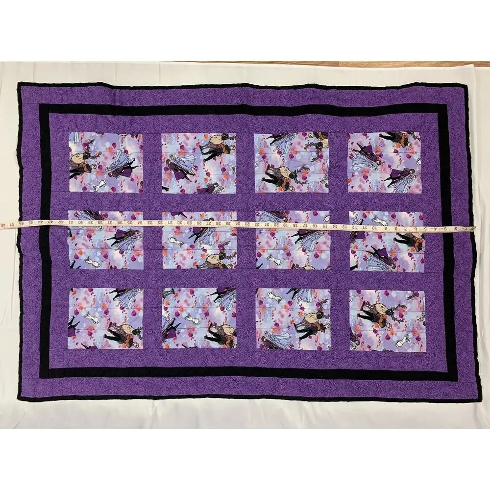 Handmade Baby's Crib Or Lap Quilt Characters from FROZEN 32.5” x 46.5”